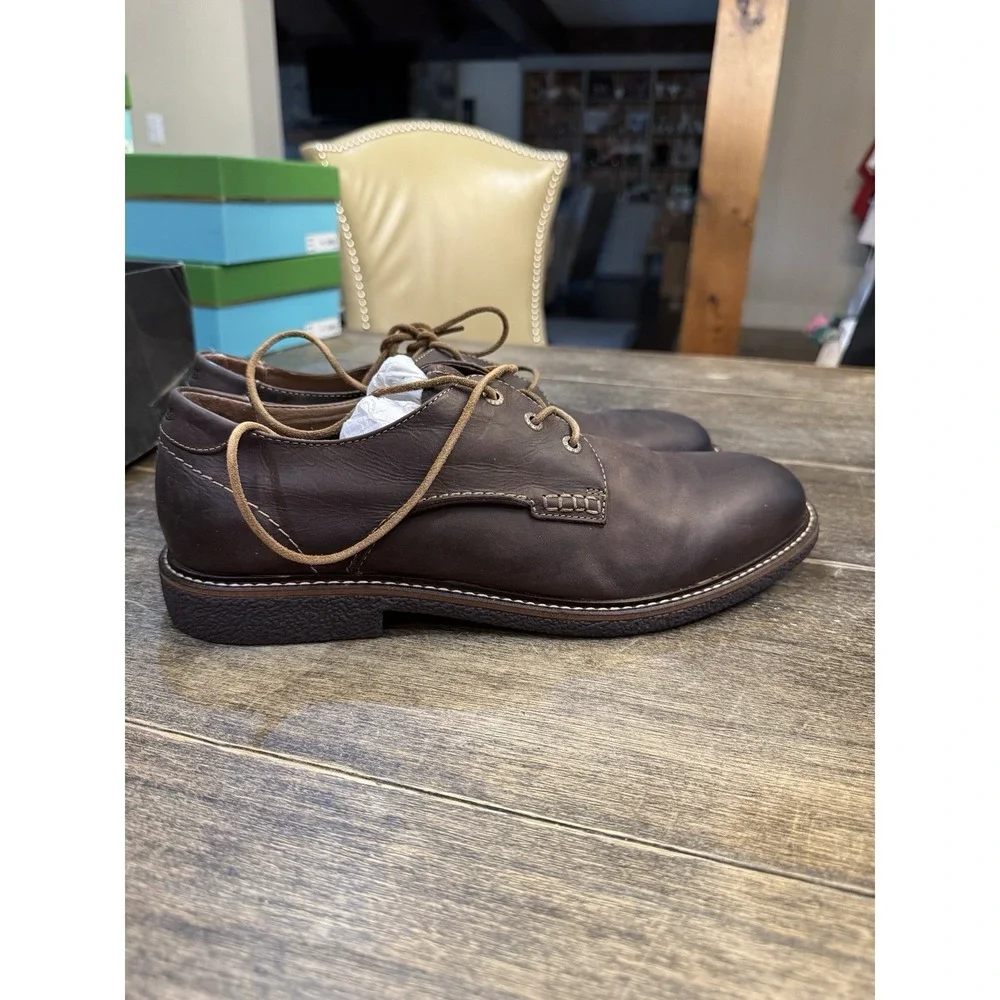 G.H. Bass & Co.‎ Vintage Men's Bruno Oxford Leather Shoes Size 11.5 Chocolate
